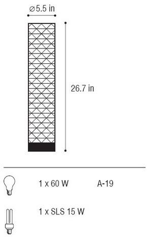 Vestal m large/Table Fixture