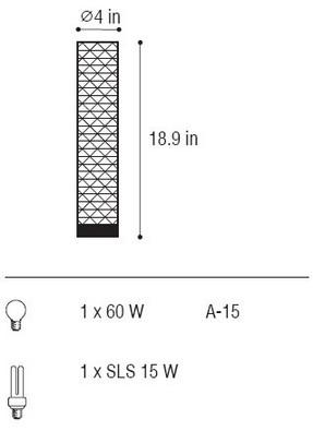 Vestal m small/Table Fixture