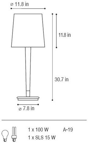 Palace m wood/ Table Fixture