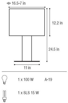 Serena large/Table Fixture