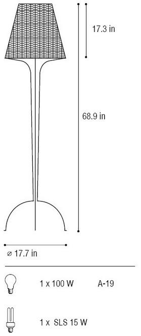 Masai p/Floor Lamp