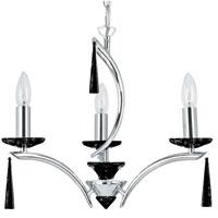 SOP-16-3-BK/SOPHIE Series 3-Light Chandelier