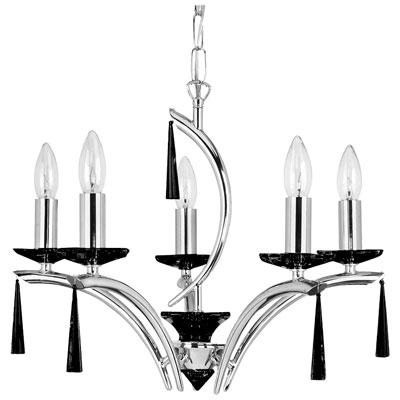 SOP-20-5-BK/SOPHIE Series 5-Light Chandelier