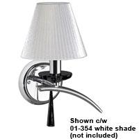 SOP-7-1W-R- BK/SOPHIE Series Wall Lamp