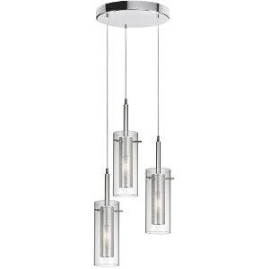 3-LIGHT PENDANT-ROUND CANOPY