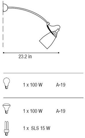 Mito foco largo grand/Wall Fixture