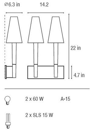 Palace 2a/Wall Fixture