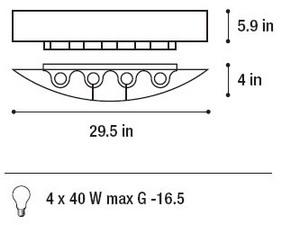 Ola 2 ada/Wall Fixture