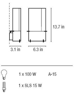 Trio 2 ada/Wall Fixture