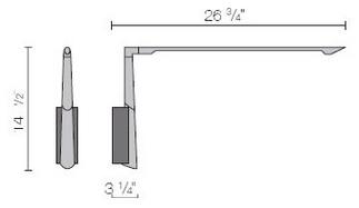 Elina wall angle/ Wall Fixture