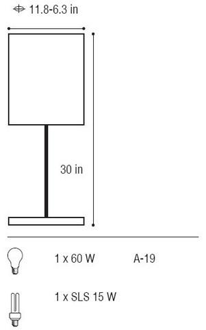 Latina large/Table Fixture