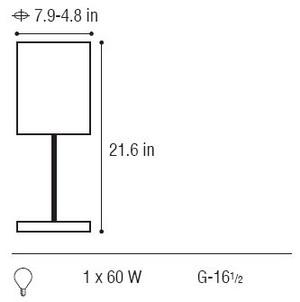 Latina small/Table Fixture